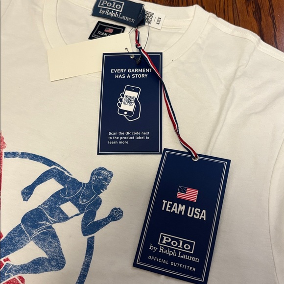 Vintage Polo by Ralph Lauren Team USA Paris T Size:Large - Picture 4 of 6